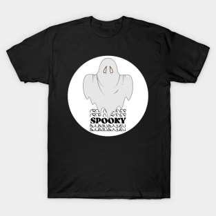 ghost, spooky ghost, halloween, fall, spirit, scary, scary ghost T-Shirt